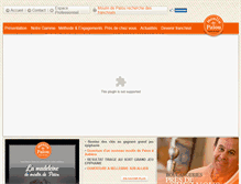 Tablet Screenshot of moulindepaiou.com